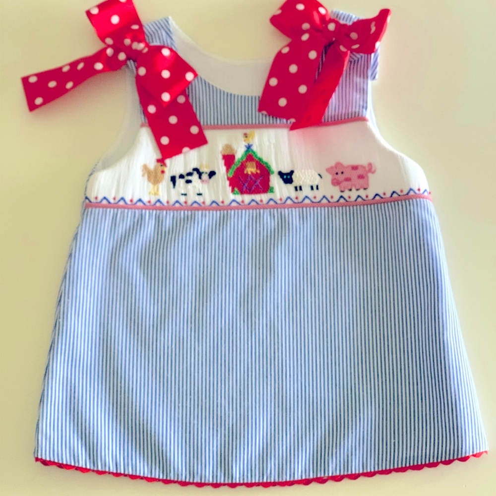 Three Sisters Boutique Brand smocked 2 piece set